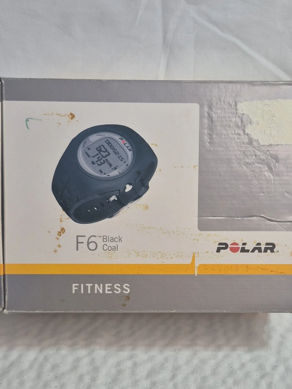 Polar F6 Black Heart Rate Monitor Wrist Unit w/ Chest Strap, Manual Set of 4